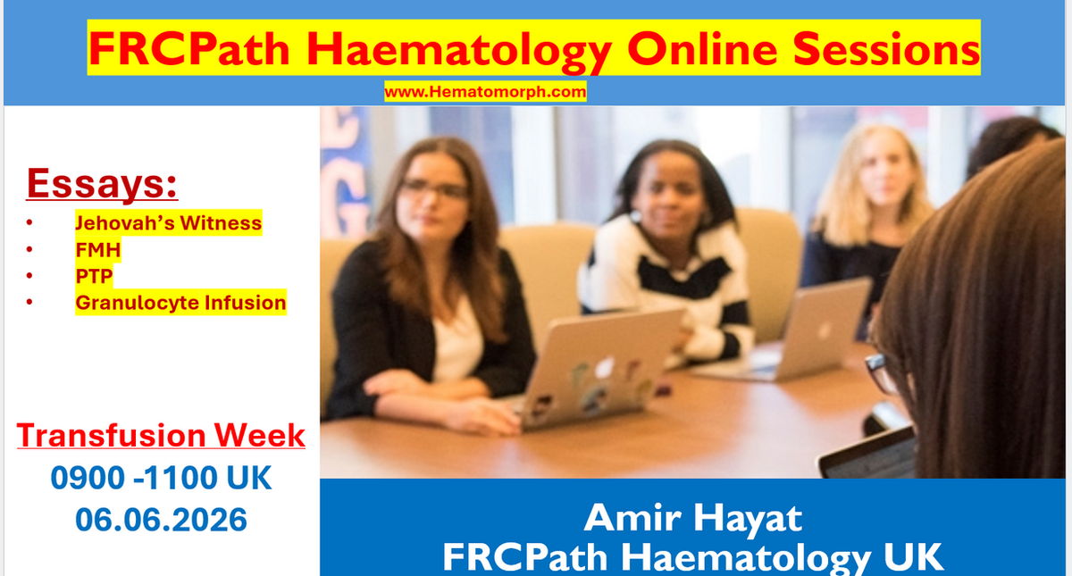 FRCPath Haematology Part 1 Session-Transfusion